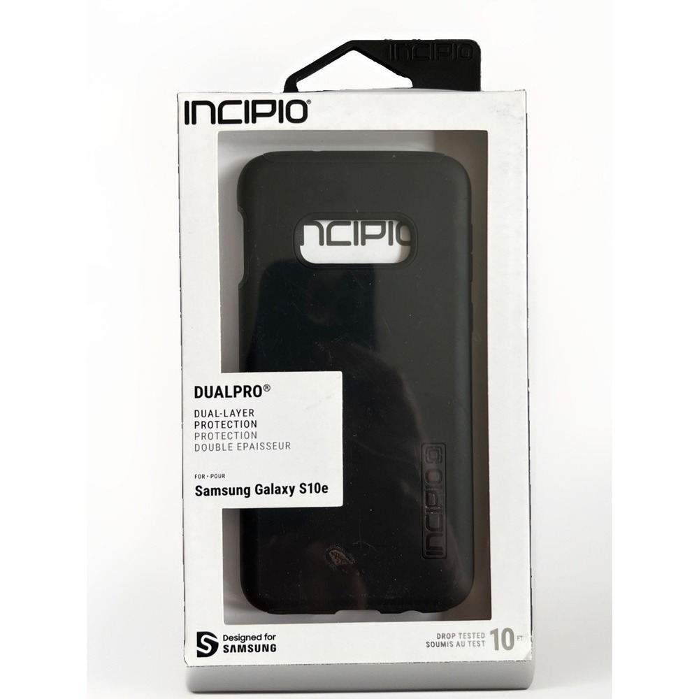 Incipio 10 Ft Drop Tested Dualpro Case for Samsung Galaxy S10e - Black